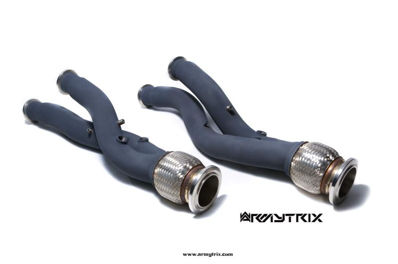 Armytrix High Performance Ceramic Coated De-Catted Front Pipe Lamborghini Aventador LP700-4/LP720-4/LP740-4 S/LP750-4 11-17