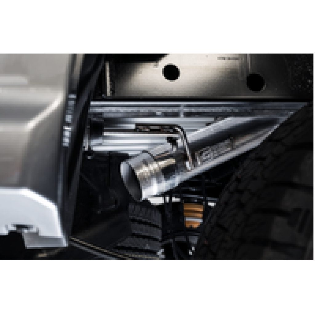 AWE Tuning 2019+ Ford Ranger 0FG Performance Exhaust System w/Diamond Black Tips & Rock Guard