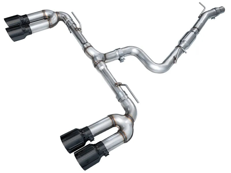 AWE 22-24 Audi 8Y S3 Track Edition Exhaust - Diamond Black Tips