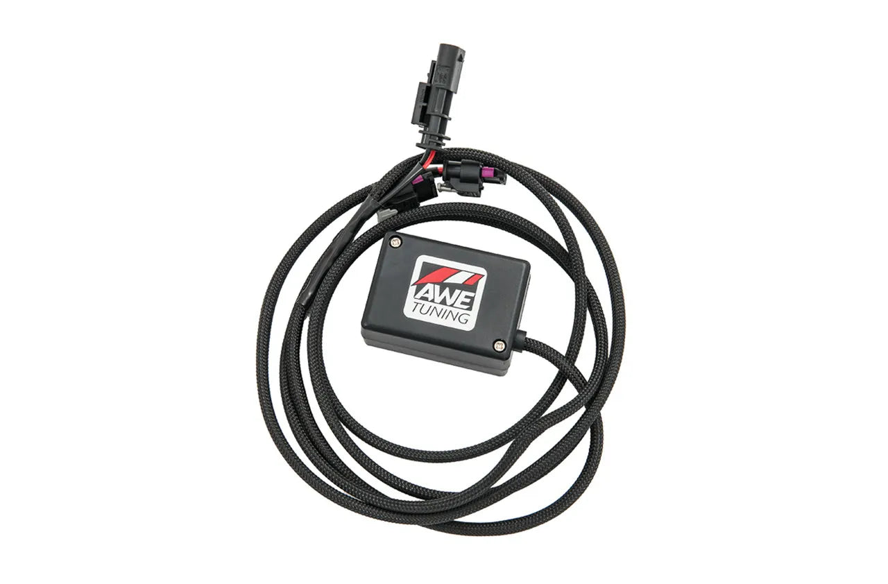 AWE SwitchPath Exhaust for Audi B9 S5 Sportback - Non-Resonated - Diamond Black 102mm Tips Silver 90mm Tips