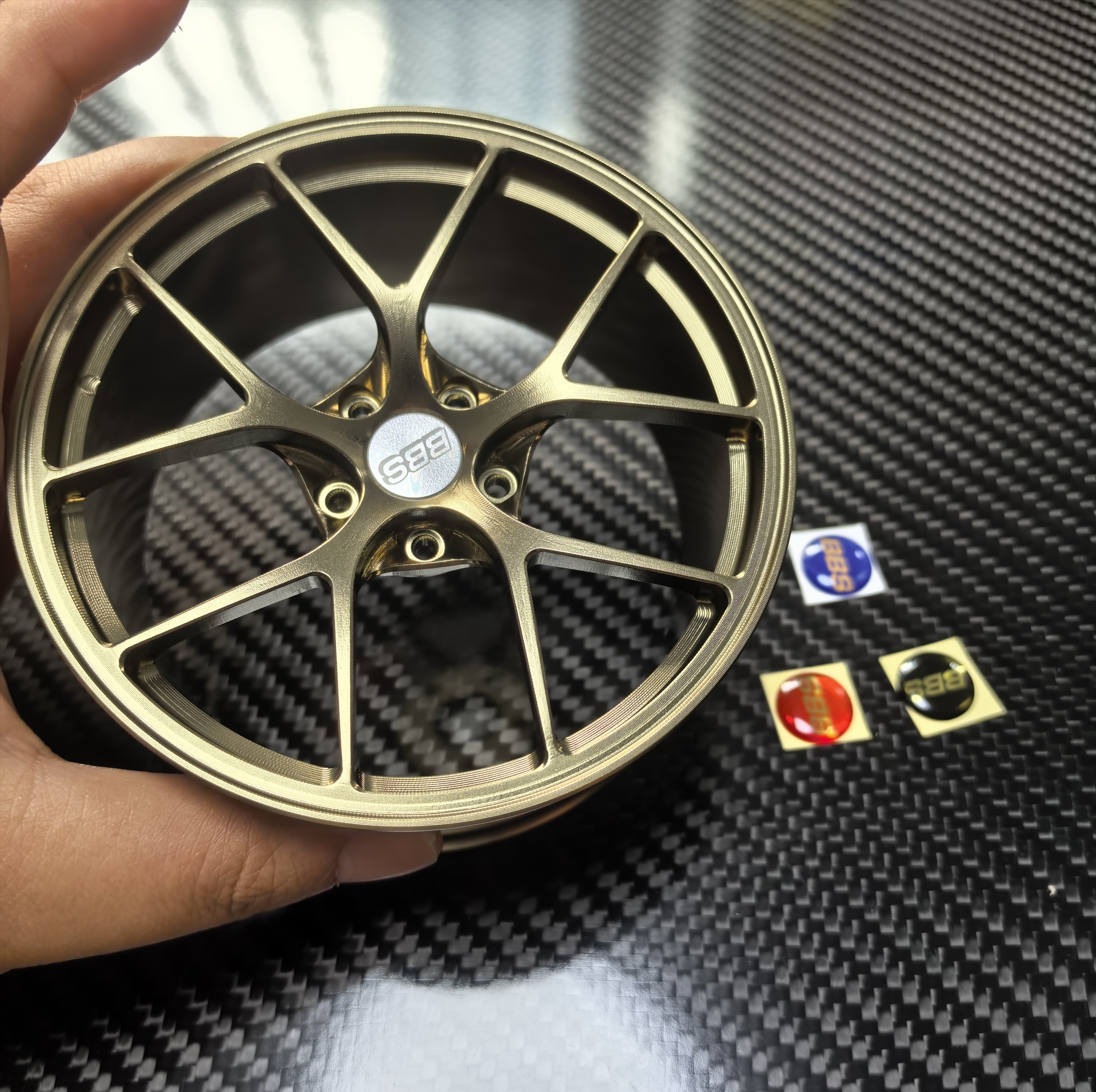 BBS RID Style 10cm Die-Cast Aluminium Mini Wheel