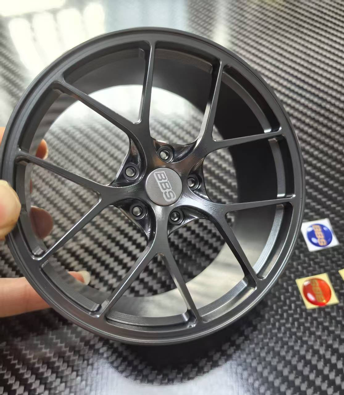 BBS RID Style 10cm Die-Cast Aluminium Mini Wheel