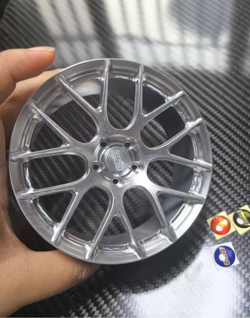 BBS RE-V7 Style 10cm Die-Cast Aluminium Mini Wheel