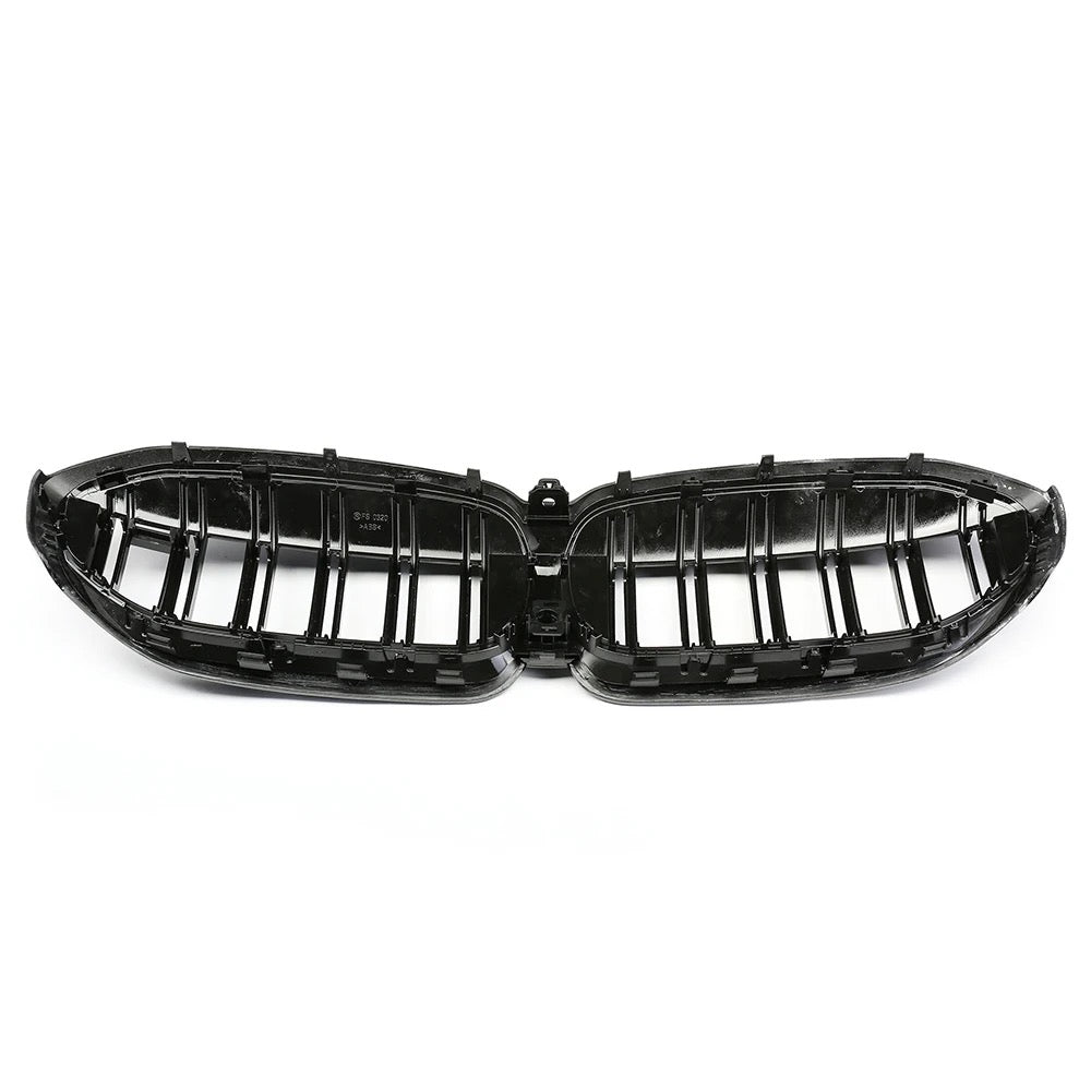 BMW 3 Series G20 (19 - 22) Front Grille Dual Slats Carbon Fibre - Nine Motorsport