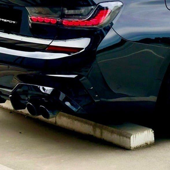 BMW 3 series G20 (19 - 22) Rear Canards V2 - Nine Motorsport
