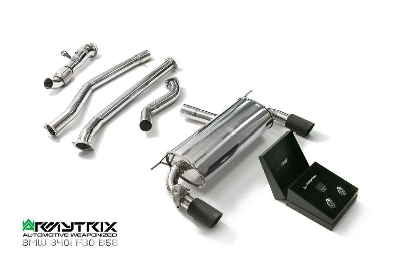 Armytrix Stainless Steel Valvetronic Cat Back Exhaust System BMW 340i F30, F31/440i F32, F36 16-19