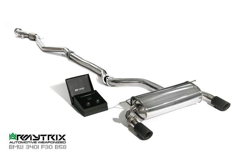 Armytrix Stainless Steel Valvetronic Cat Back Exhaust System BMW 340i F30, F31/440i F32, F36 16-19