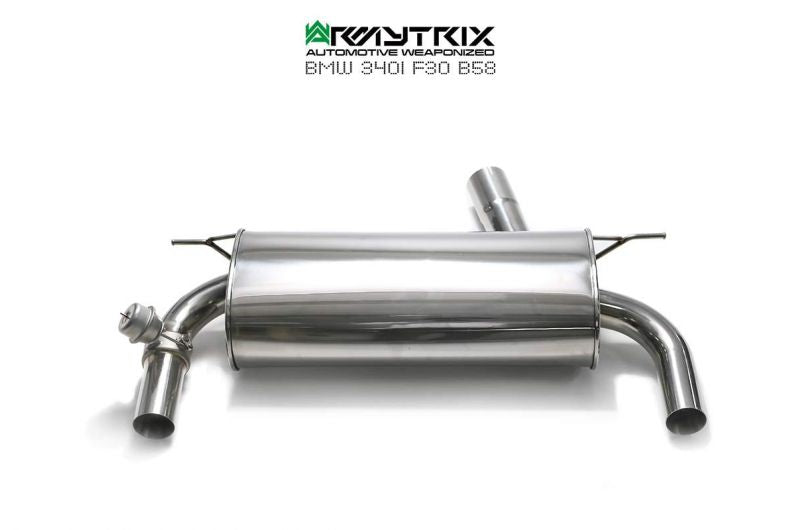 Armytrix Stainless Steel Valvetronic Cat Back Exhaust System BMW 340i F30, F31/440i F32, F36 16-19