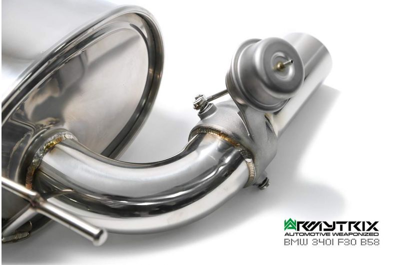 Armytrix Stainless Steel Valvetronic Cat Back Exhaust System BMW 340i F30, F31/440i F32, F36 16-19