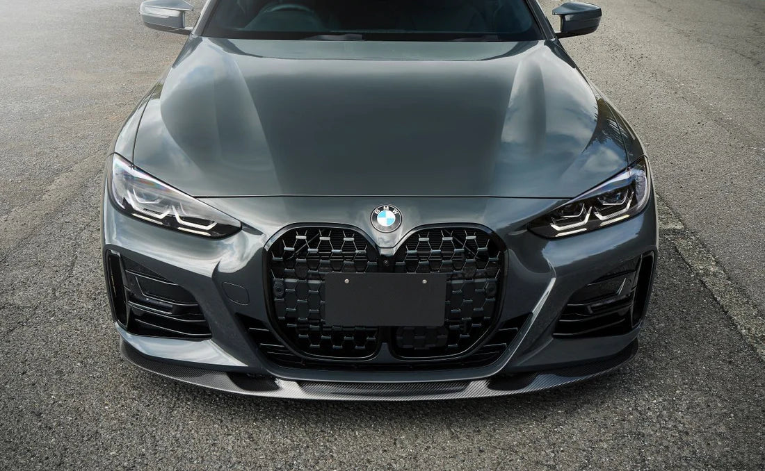 BMW 3D style carbon fiber front lip 4 Series G22 G23 (20 - 23) - Nine Motorsport
