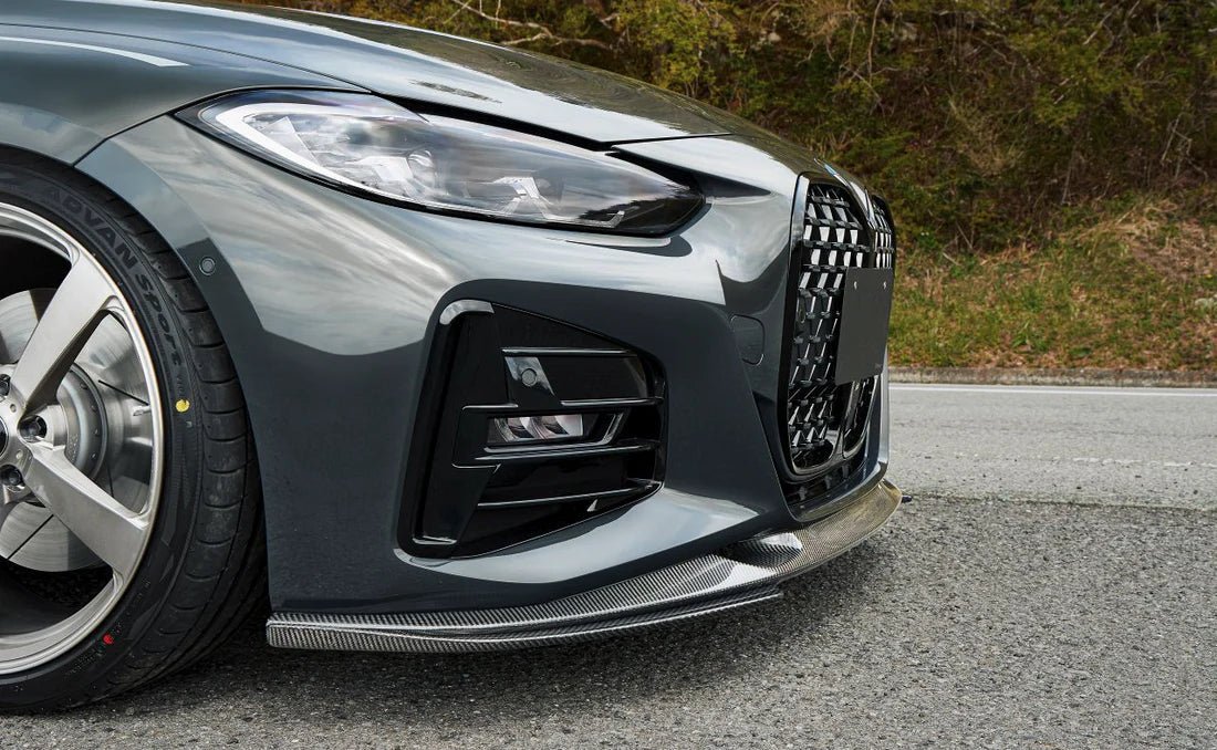 BMW 3D style carbon fiber front lip 4 Series G22 G23 (20 - 23) - Nine Motorsport