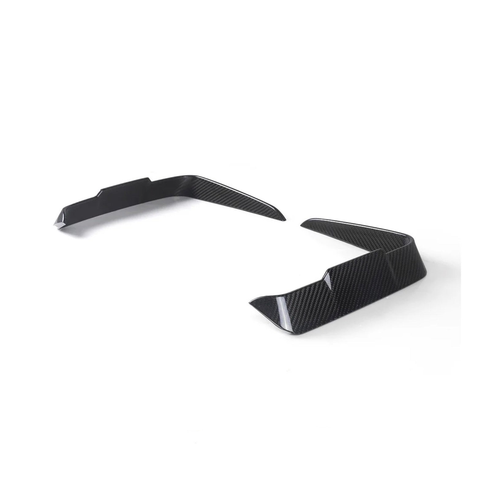 BMW 4 Series G22 G23 (2020 - 2023) Dry Carbon Fibre Front Canards - Nine Motorsport
