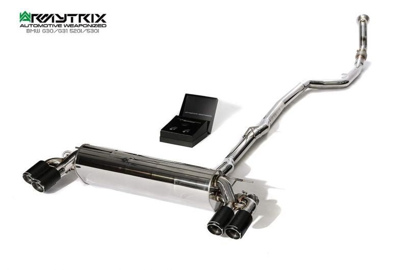 Armytrix Stainless Steel Valvetronic Cat Back Exhaust System BMW 520i/530i/530Xi G30/G31 17+