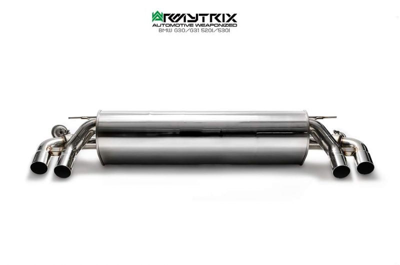 Armytrix Stainless Steel Valvetronic Cat Back Exhaust System BMW 520i/530i/530Xi G30/G31 17+