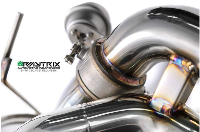 Armytrix Stainless Steel Valvetronic Cat Back Exhaust System BMW 520i/530i/530Xi G30/G31 17+