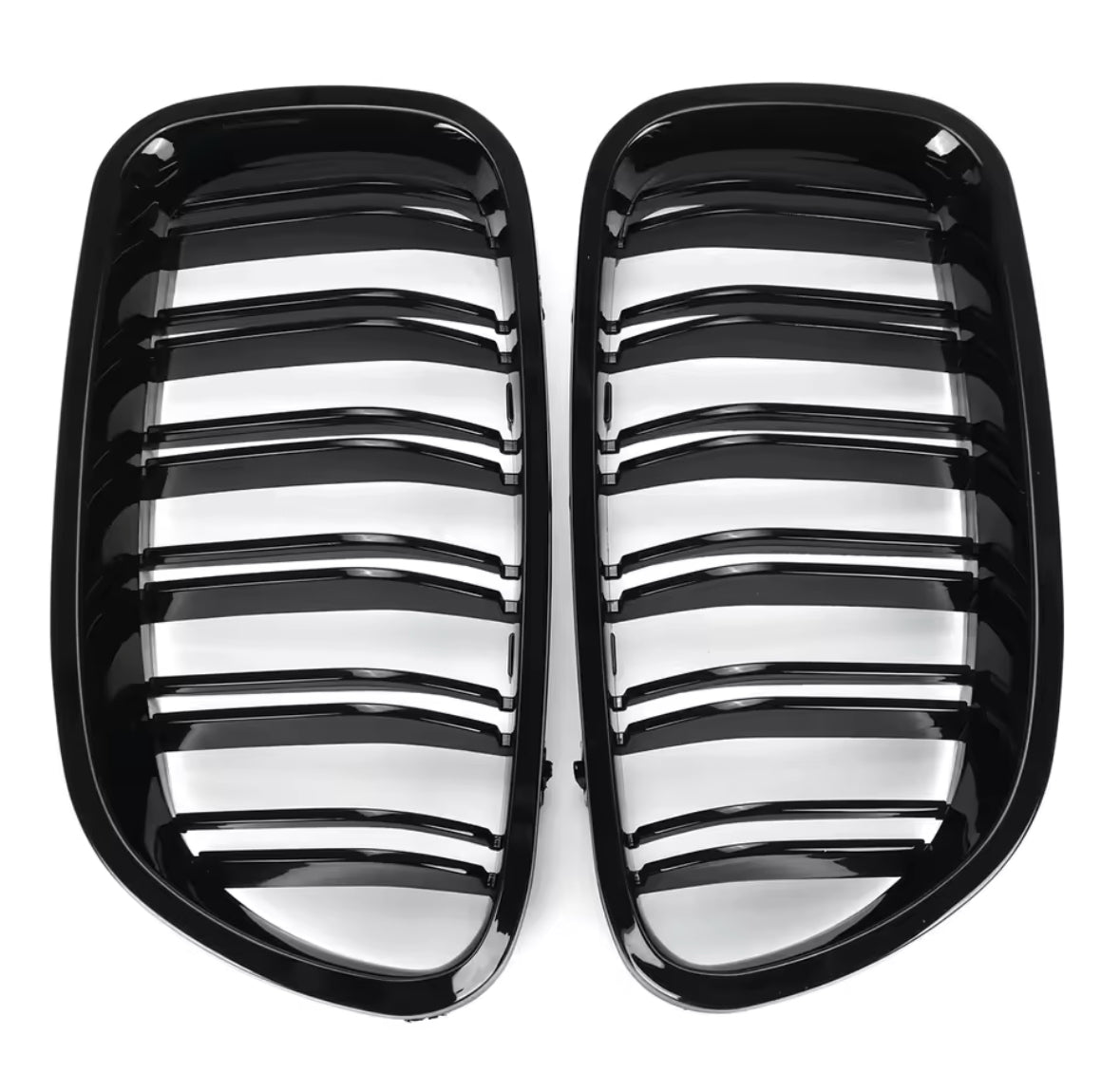BMW F10 5 Series Front Grille Gloss Black - Nine Motorsport