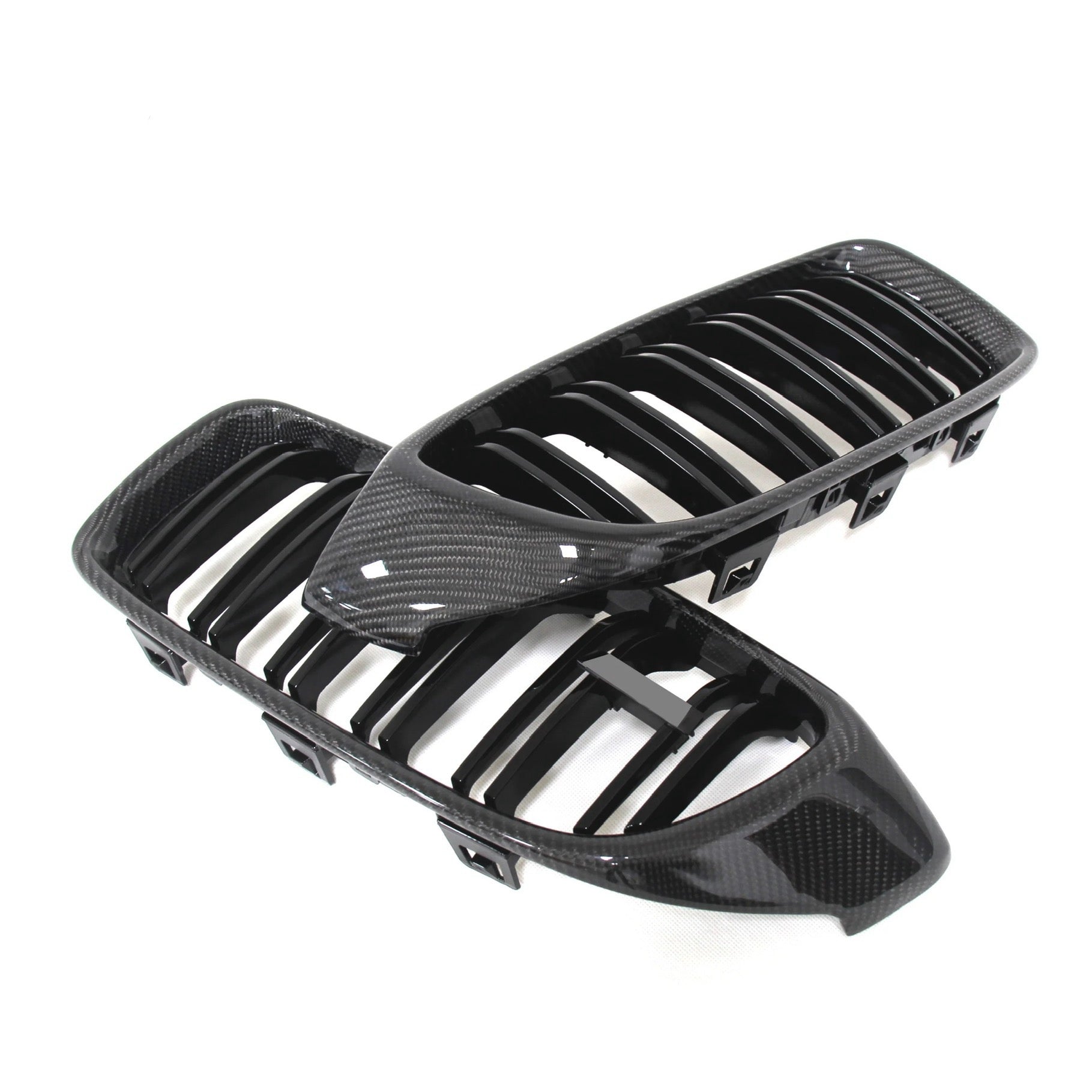 BMW F32 F33 4 Series | F82 F83 M4 | F80 M3 Carbon Fibre Front Grille Dual Slat - Nine Motorsport