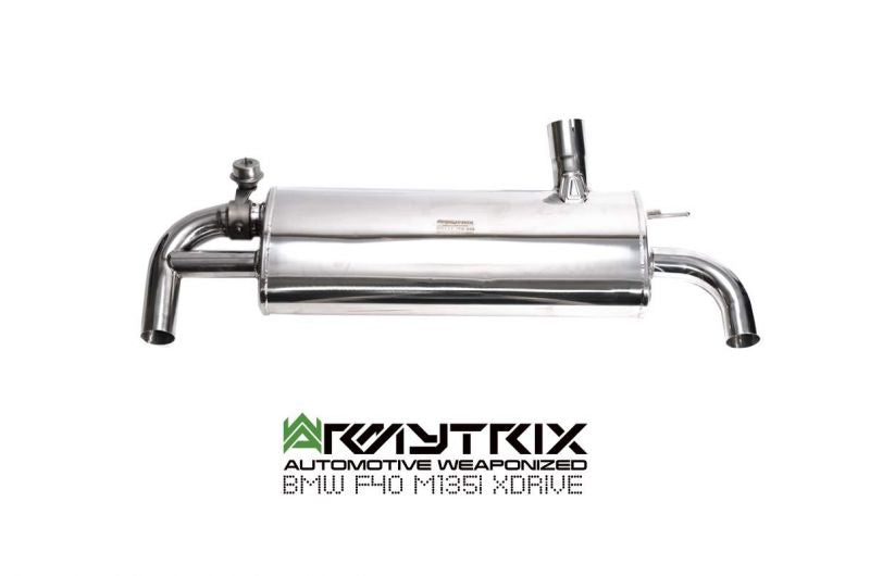Armytrix Stainless Steel Valvetronic Cat Back Exhaust System BMW M135i xDrive F40 OPF 19+