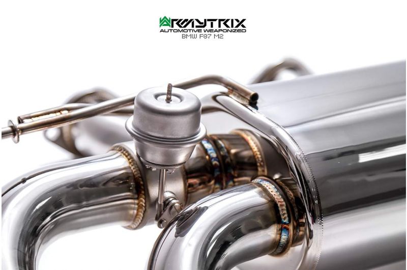 Armytrix Stainless Steel Valvetronic Cat Back Exhaust System BMW M2 Competition F87 19+