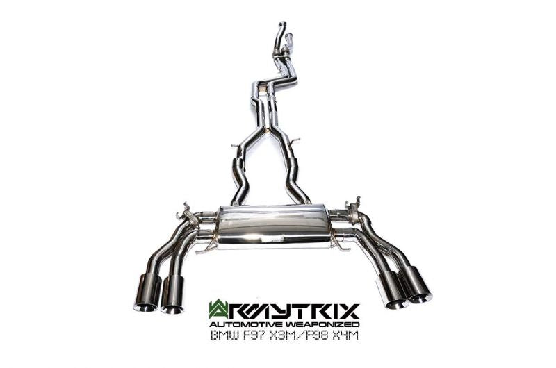 Armytrix Stainless Steel Valvetronic Cat Back Exhaust System BMW X3M F97/X4M F98 19+