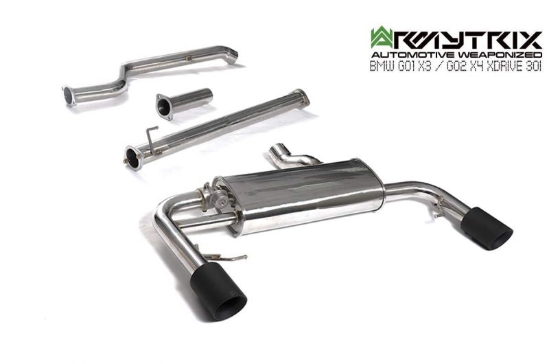Armytrix Stainless Steel Valvetronic Cat Back Exhaust System BMW X3 G01/X4 G02 20i/30i 19+