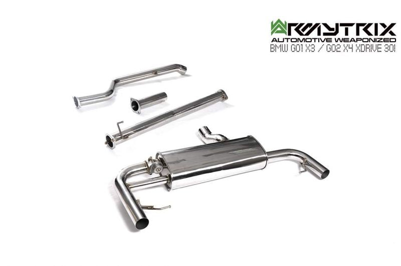 Armytrix Stainless Steel Valvetronic Cat Back Exhaust System BMW X3 G01/X4 G02 20i/30i 19+