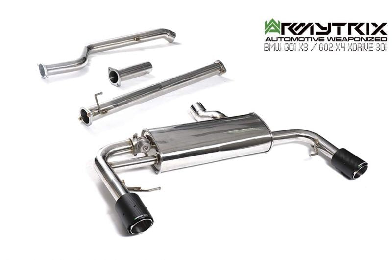 Armytrix Stainless Steel Valvetronic Cat Back Exhaust System BMW X3 G01/X4 G02 20i/30i 19+