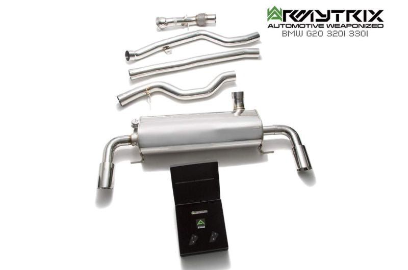 BMW G20 320/330 B48 Non-OPF (2019-present) valvetronic exhaust system