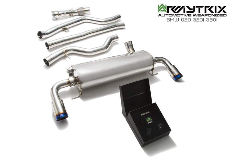 BMW G20 320/330 B48 Non-OPF (2019-present) valvetronic exhaust system