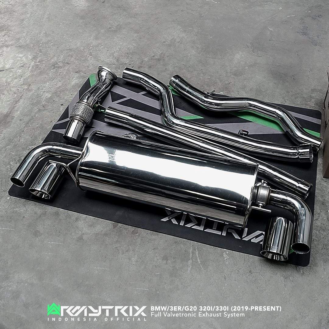 BMW G20 320/330 B48 Non-OPF (2019-present) valvetronic exhaust system