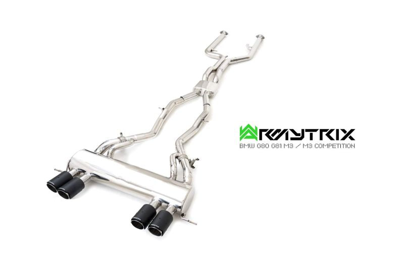 Armytrix Stainless Steel Valvetronic Cat Back Exhaust System BMW M3 G80/M4 G82 incl. Competition 20+