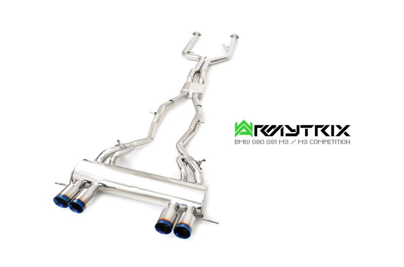 Armytrix Stainless Steel Valvetronic Cat Back Exhaust System BMW M3 G80/M4 G82 incl. Competition 20+