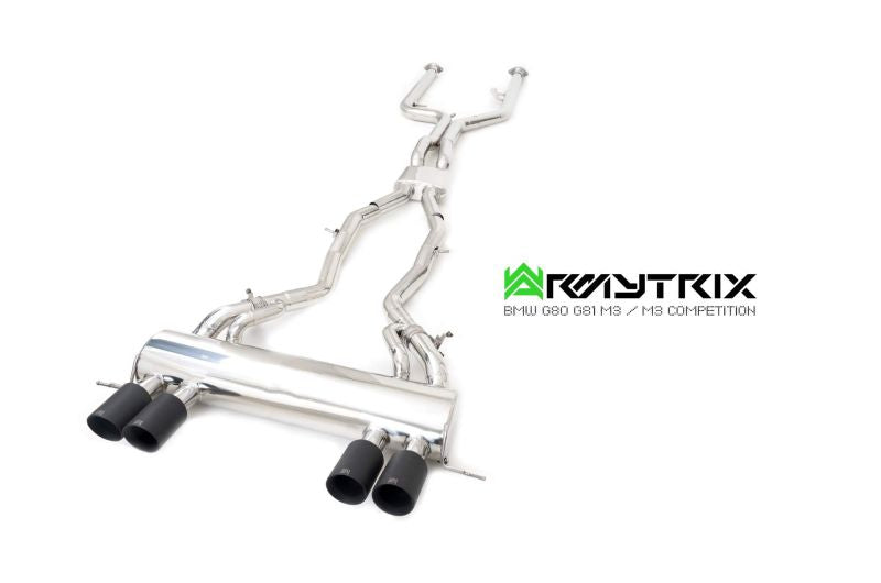 Armytrix Stainless Steel Valvetronic Cat Back Exhaust System BMW M3 G80/M4 G82 incl. Competition 20+
