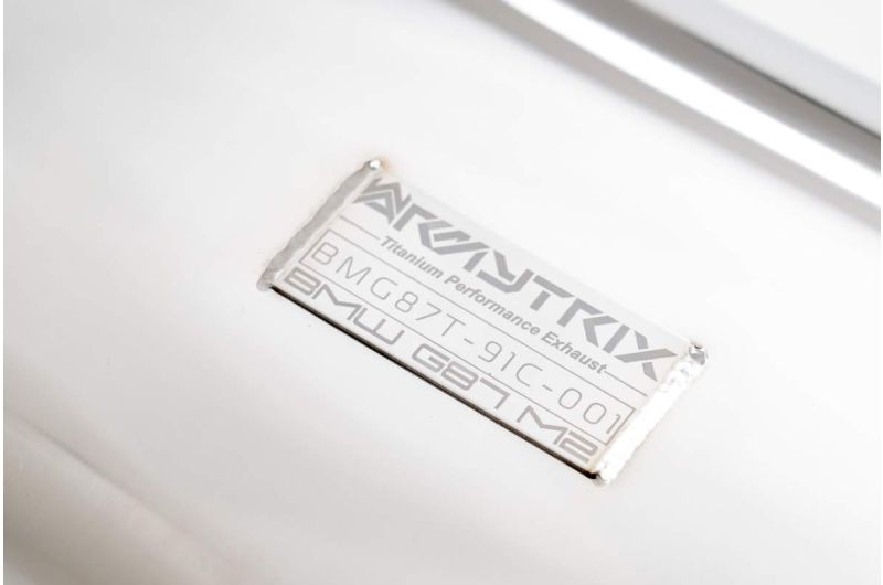 Armytrix Stainless Steel Valvetronic Cat Back Exhaust System BMW M2 G87 23+