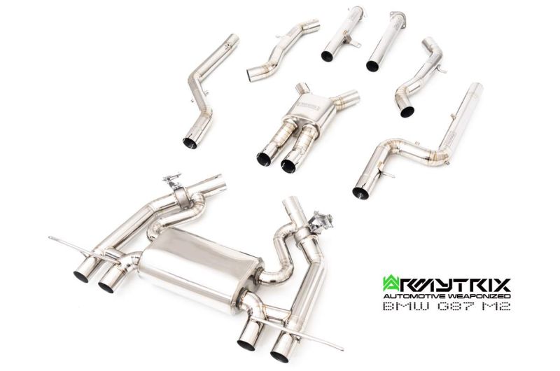 Armytrix Stainless Steel Valvetronic Cat Back Exhaust System BMW M2 G87 23+
