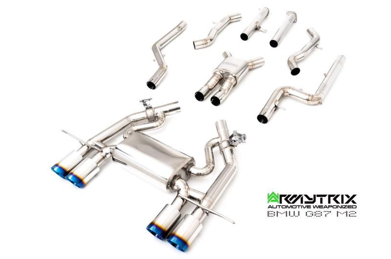 Armytrix Stainless Steel Valvetronic Cat Back Exhaust System BMW M2 G87 23+