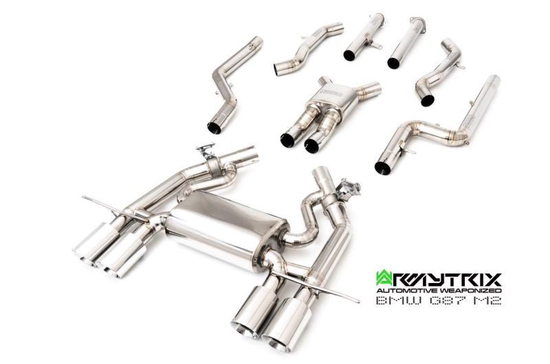 Armytrix Stainless Steel Valvetronic Cat Back Exhaust System BMW M2 G87 23+