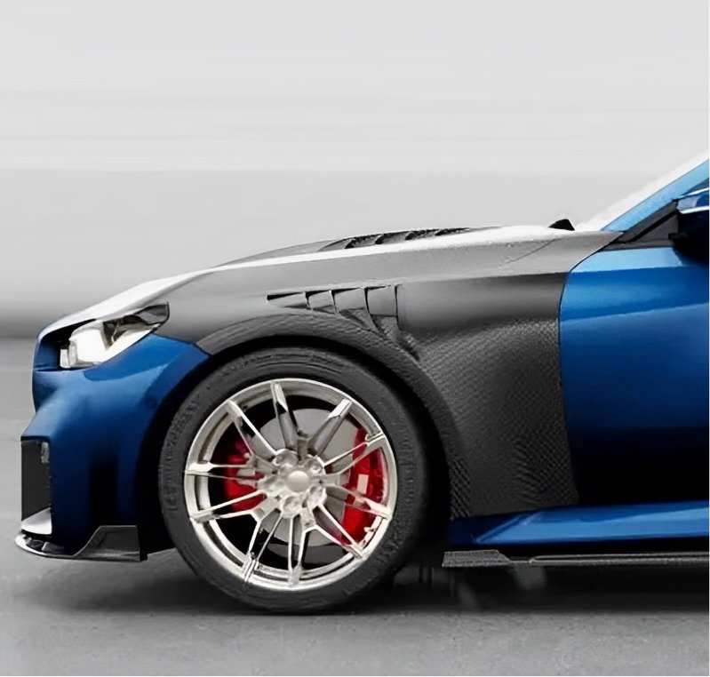 BMW G87 M2 Carbon Fibre Front Fenders - Nine Motorsport