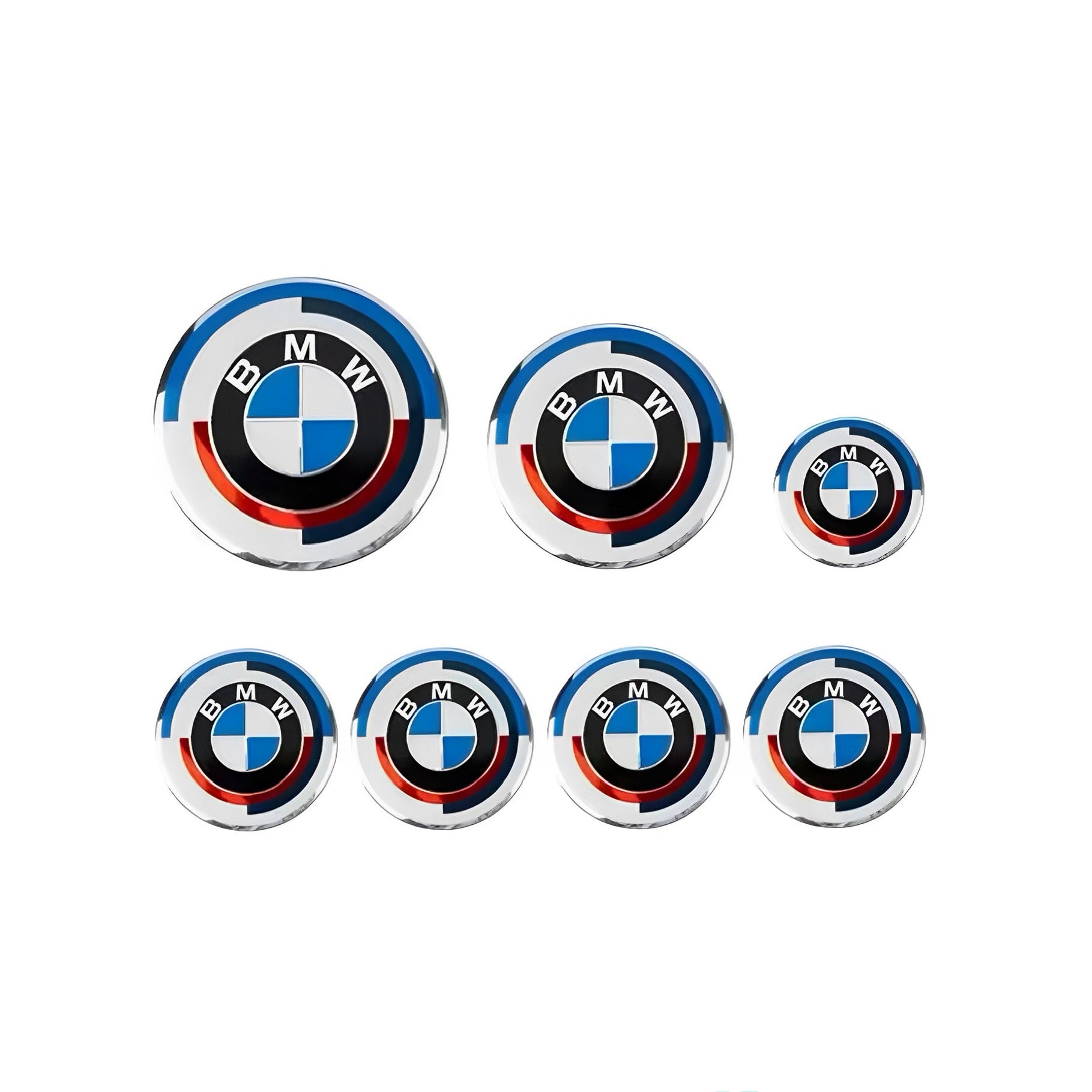 BMW M 50 Year Anniversary Emblem Badges - Nine Motorsport
