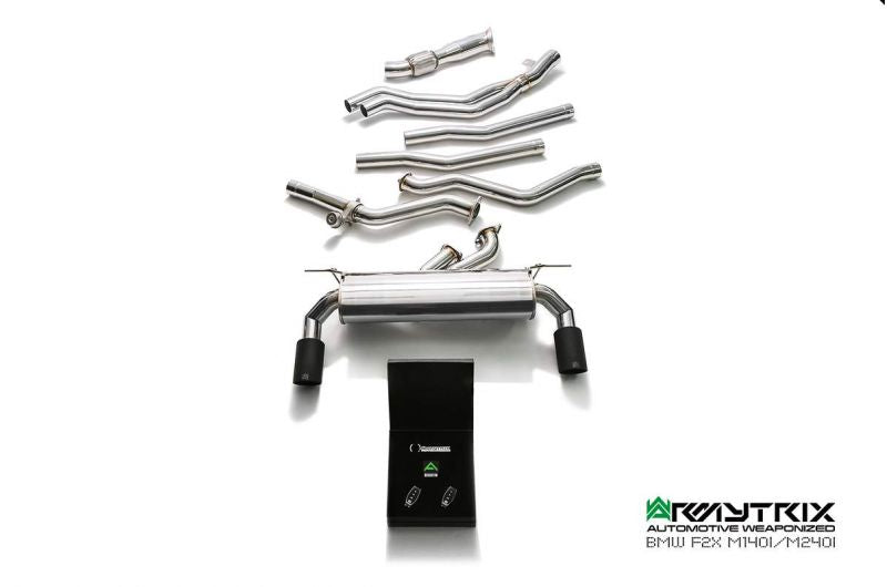 Armytrix Stainless Steel Valvetronic Cat Back Exhaust System BMW M140i F20/M240i F22 16-19