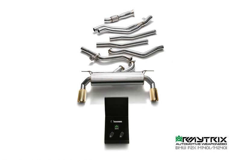 Armytrix Stainless Steel Valvetronic Cat Back Exhaust System BMW M140i F20/M240i F22 16-19