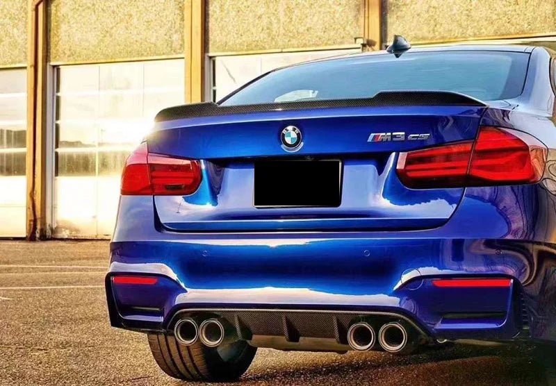 BMW M3 M Performance Style Carbon Fibre Rear Diffuser (14 - 18) - Nine Motorsport