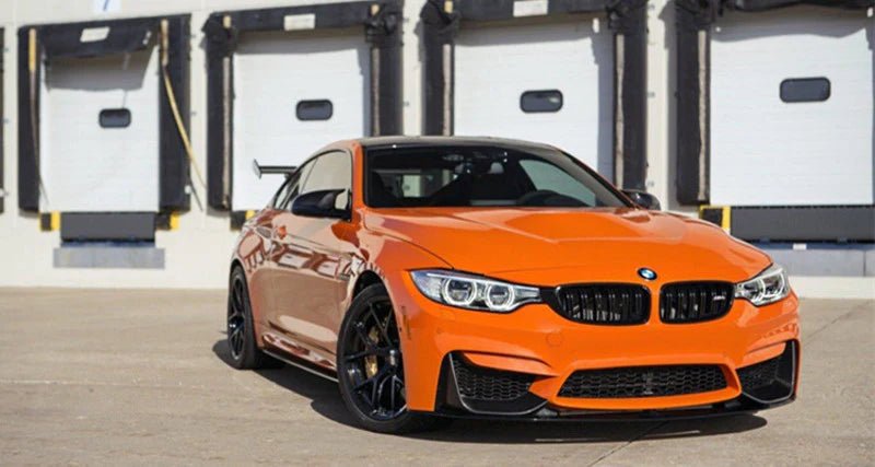 BMW M4 M Performance Style Carbon Fibre Front Lip (14 - 20) - Nine Motorsport
