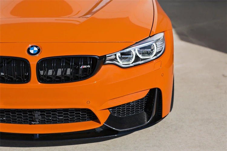 BMW M4 M Performance Style Carbon Fibre Front Lip (14 - 20) - Nine Motorsport