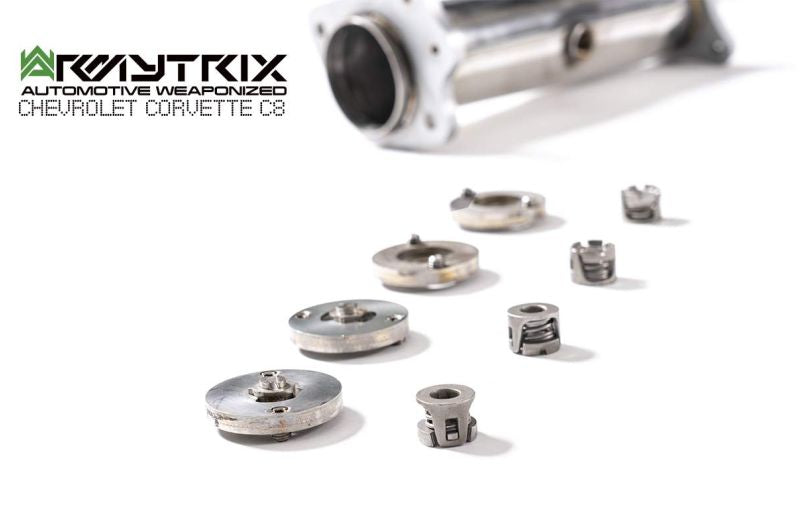 Chevrolet Corvette C8 Stingray Armytrix Stainless Steel Valvetronic Cat Back Exhaust System