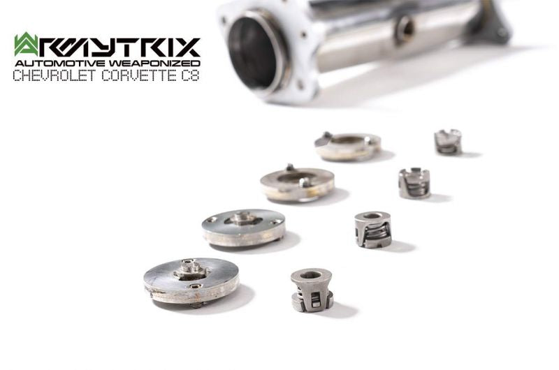 Armytrix Stainless Steel Valvetronic Cat Back Exhaust System Chevrolet Corvette Stingray C8 20+