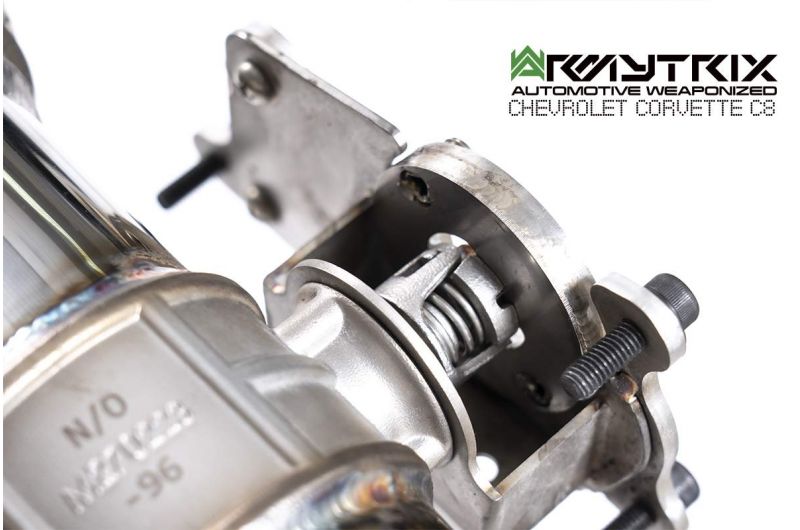 Armytrix Stainless Steel Valvetronic Cat Back Exhaust System Chevrolet Corvette Stingray C8 20+