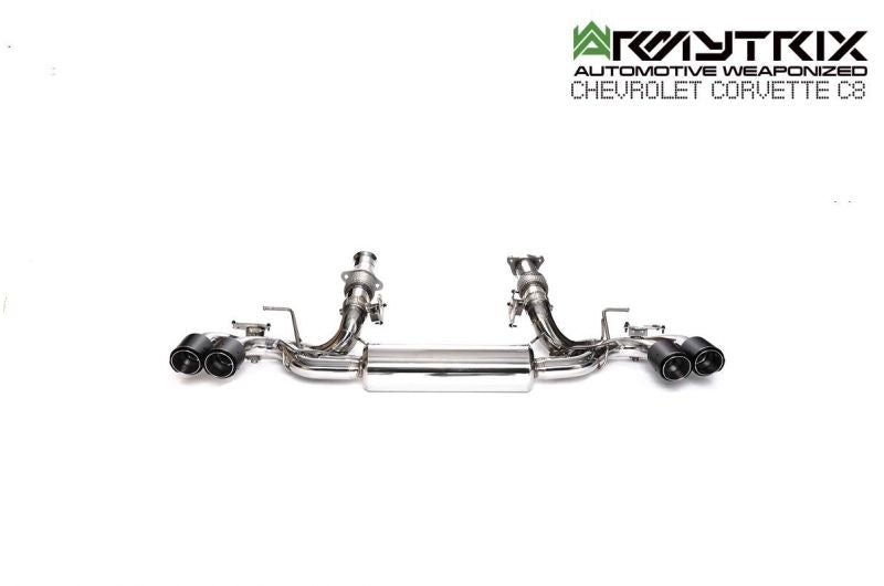 Armytrix Stainless Steel Valvetronic Cat Back Exhaust System Chevrolet Corvette Stingray C8 20+