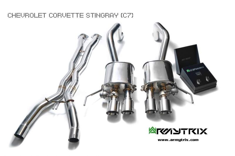 Armytrix Stainless Steel Valvetronic X-Pipe Back Exhaust System