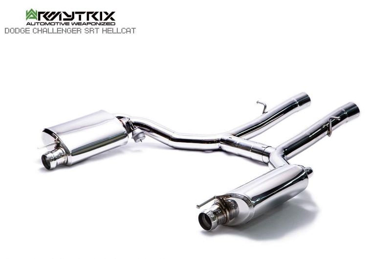 Armytrix Stainless Steel Valvetronic Cat Back Exhaust System Dodge Challenger SRT Hellcat/Redeye Demon 15+